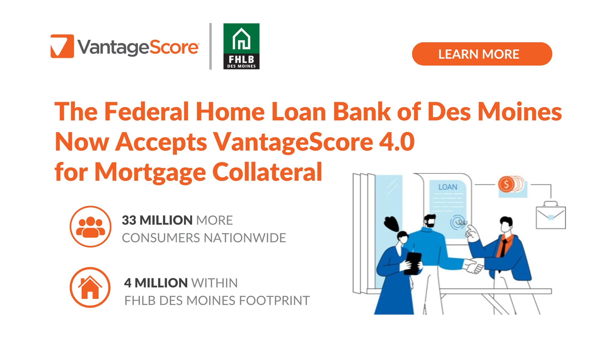 FHLB Des Moines Accepts VantageScore 4.0 for Mortgage Collateral